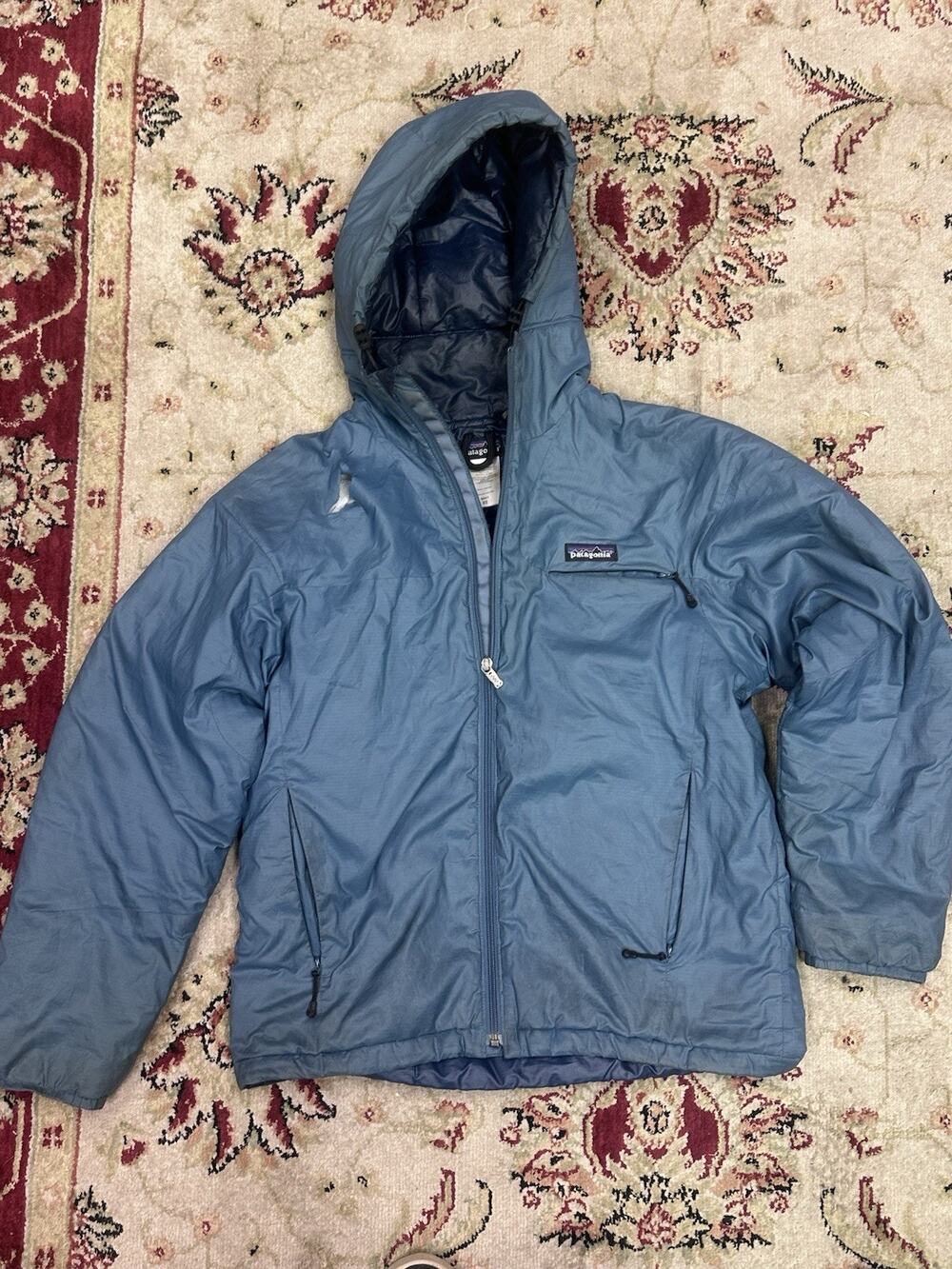 Vintage Patagonia DAS Parka Men's XS Blue - RARE - Repair Project
